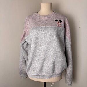 Velva Sheen Vintage Mickey Mouse Sweatshirt Medium Large Crewneck 90s Florida